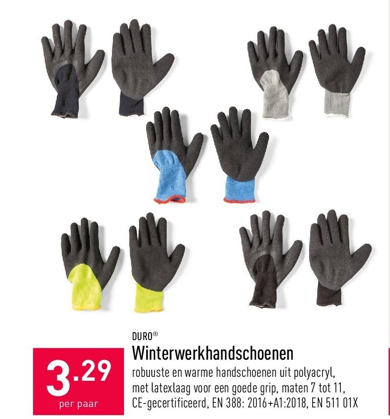Winterwerkhandschoenen