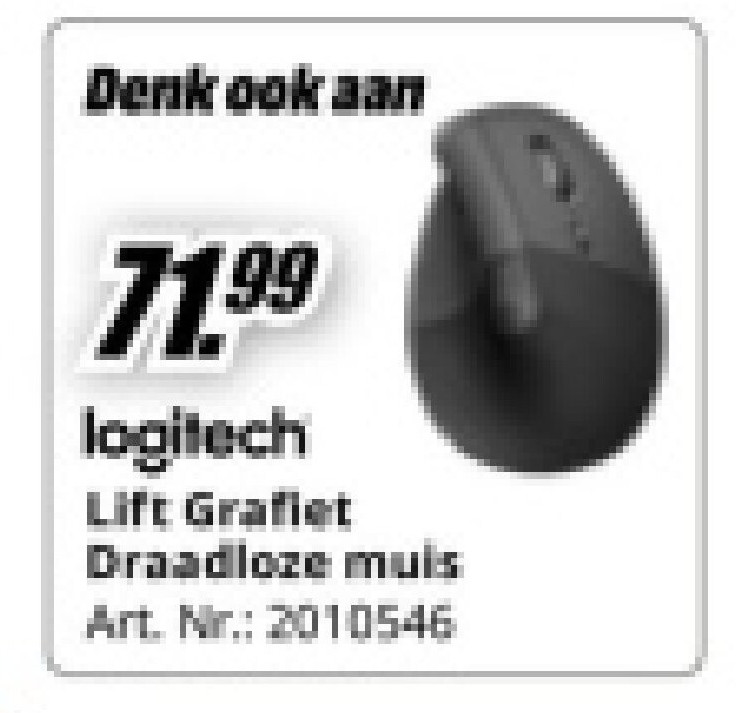 logitech Lift Grafiet Draadloze muis