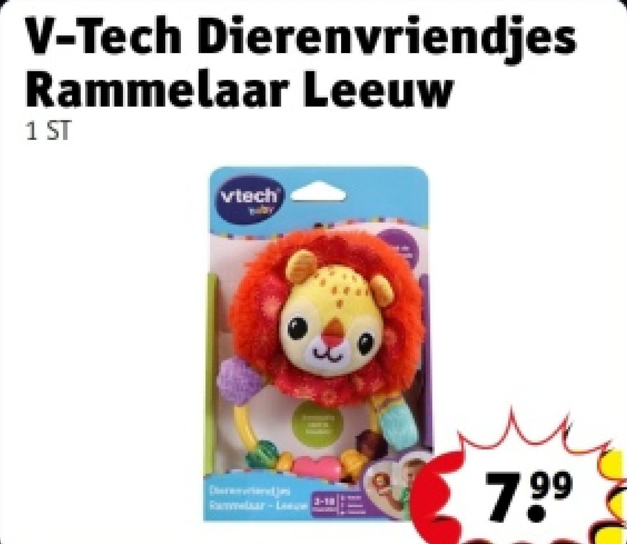 V-Tech Dierenvriendjes Rammelaar Leeuw