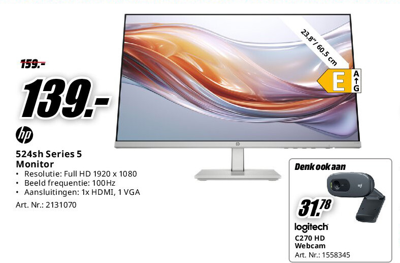 Hp 524sh Series 5 Monitor