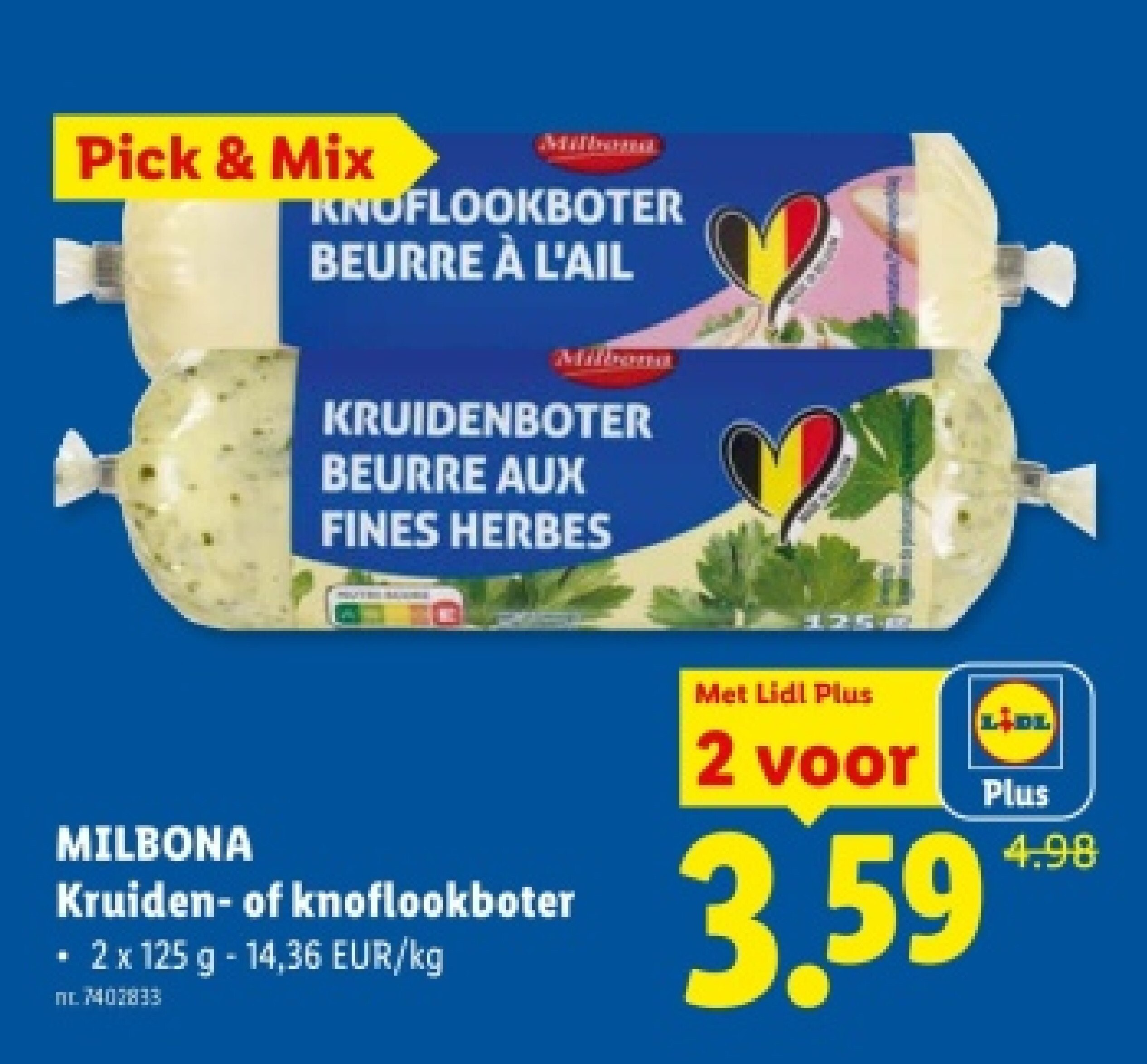 Kruiden- of knoflookboter