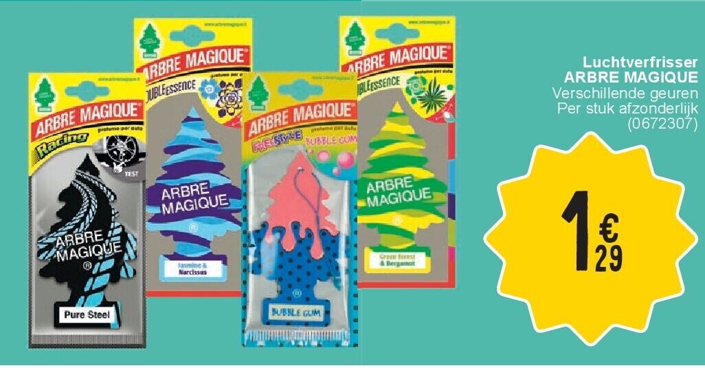 Luchtverfrisser ARBRE MAGIQUE