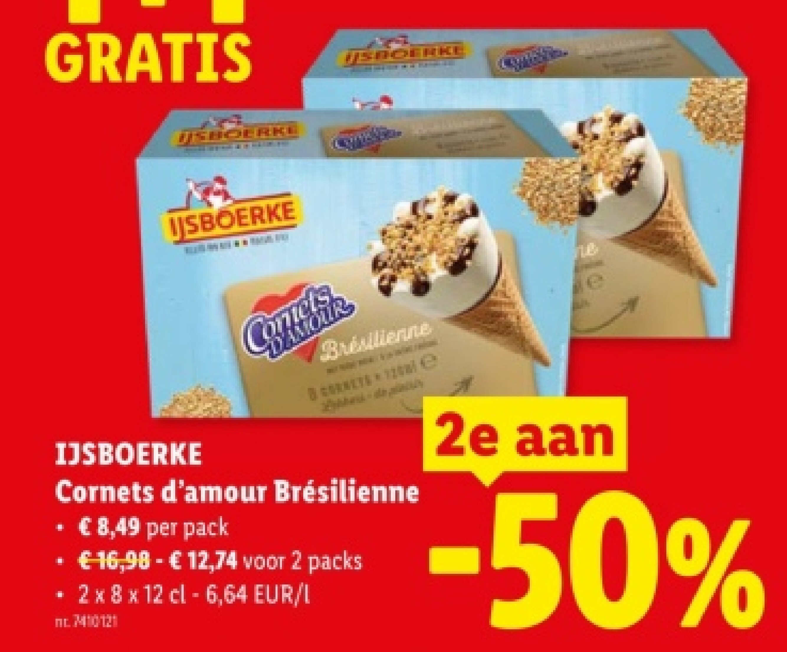 Cornets d'amour Brésilienne