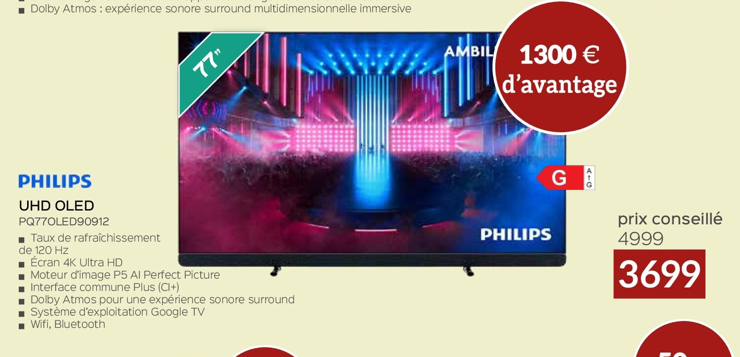 Philips UHD OLED PQ77OLED90912