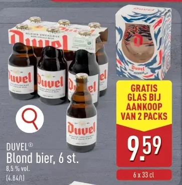 Blond bier, 6 st.