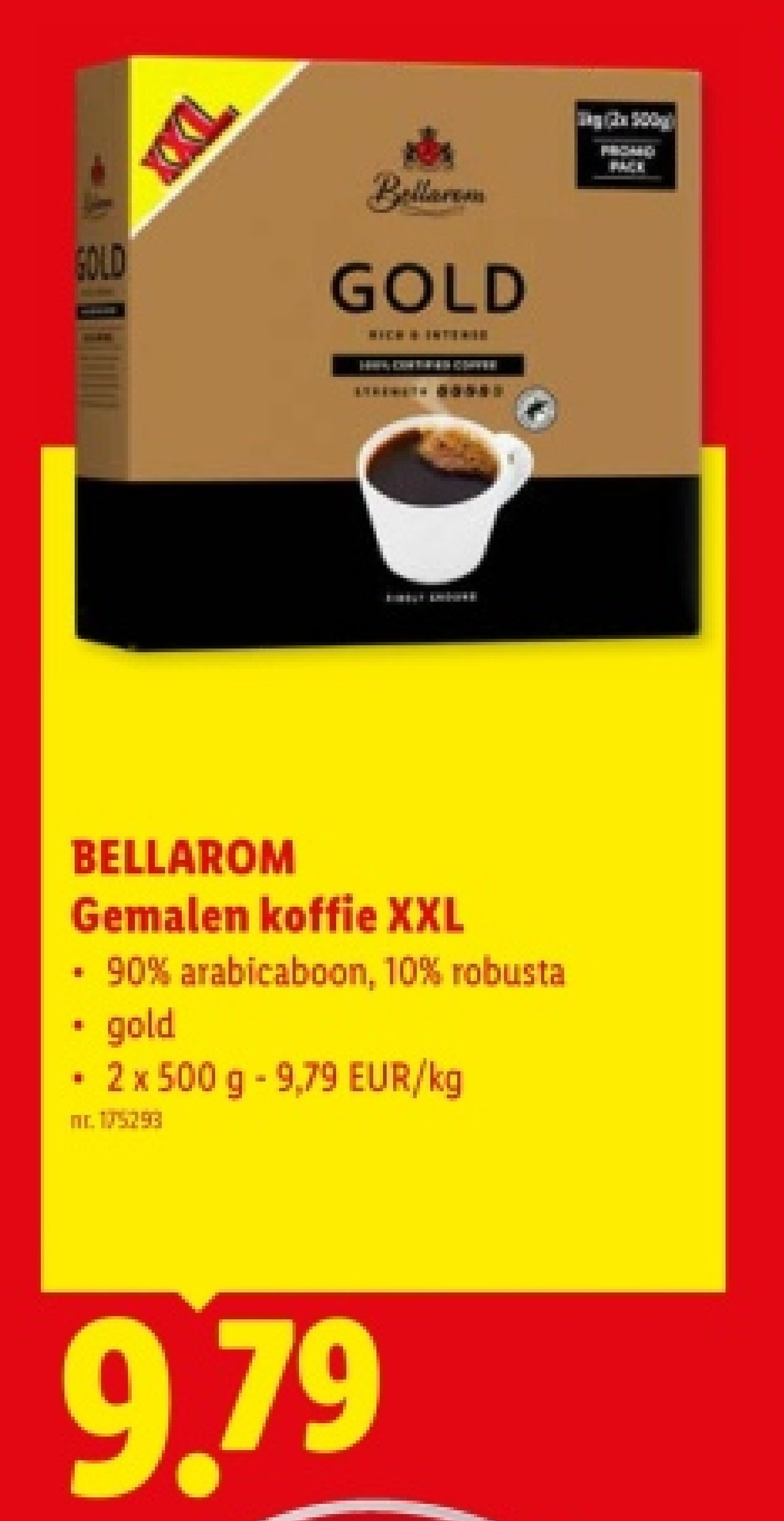 Gemalen koffie XXL