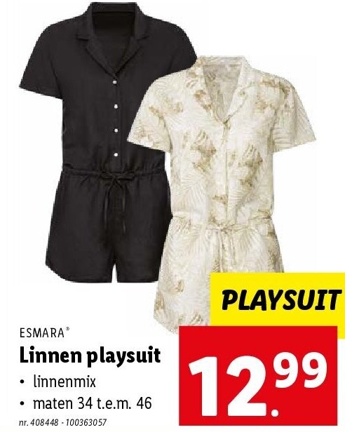 Linnen playsuit