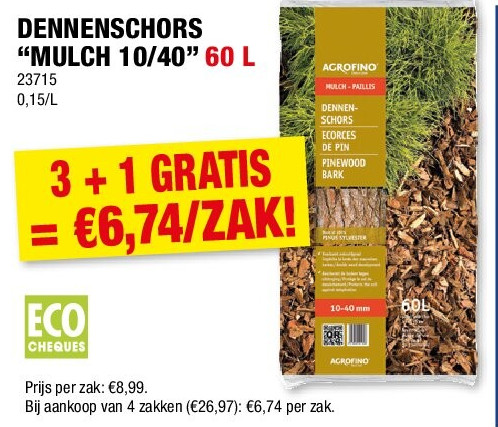 DENNENSCHORS “MULCH 10/40” 60 L