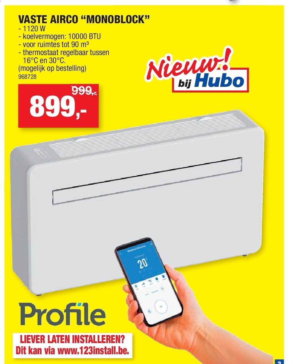 VASTE AIRCO “MONOBLOCK”