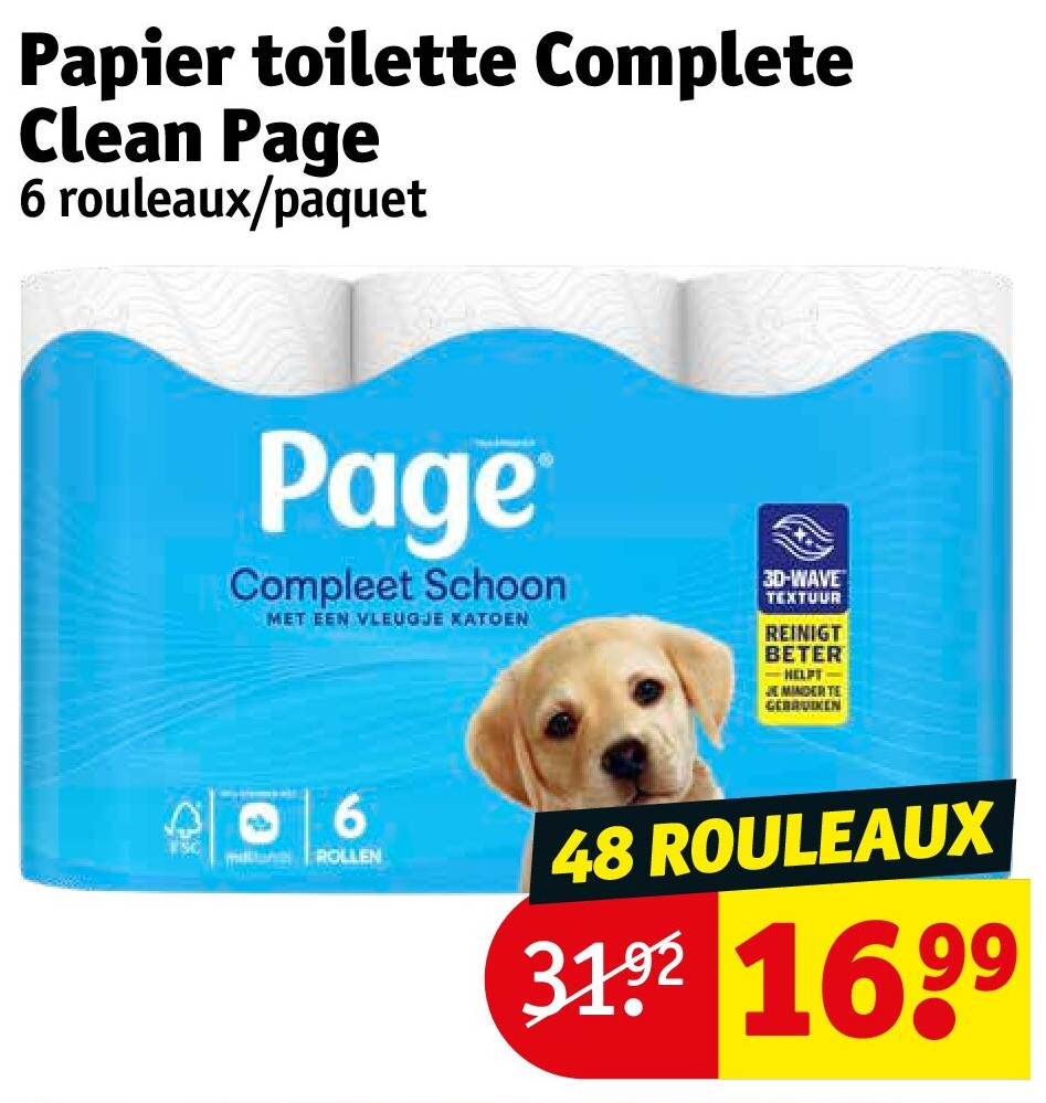 Papier toilette Complete Clean Page 48 ROULEAUX
