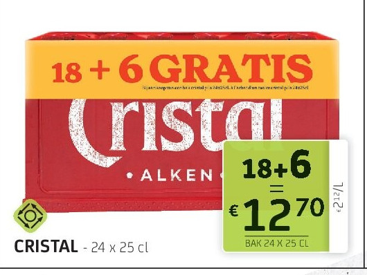 CRISTAL - 24 x 25 cl