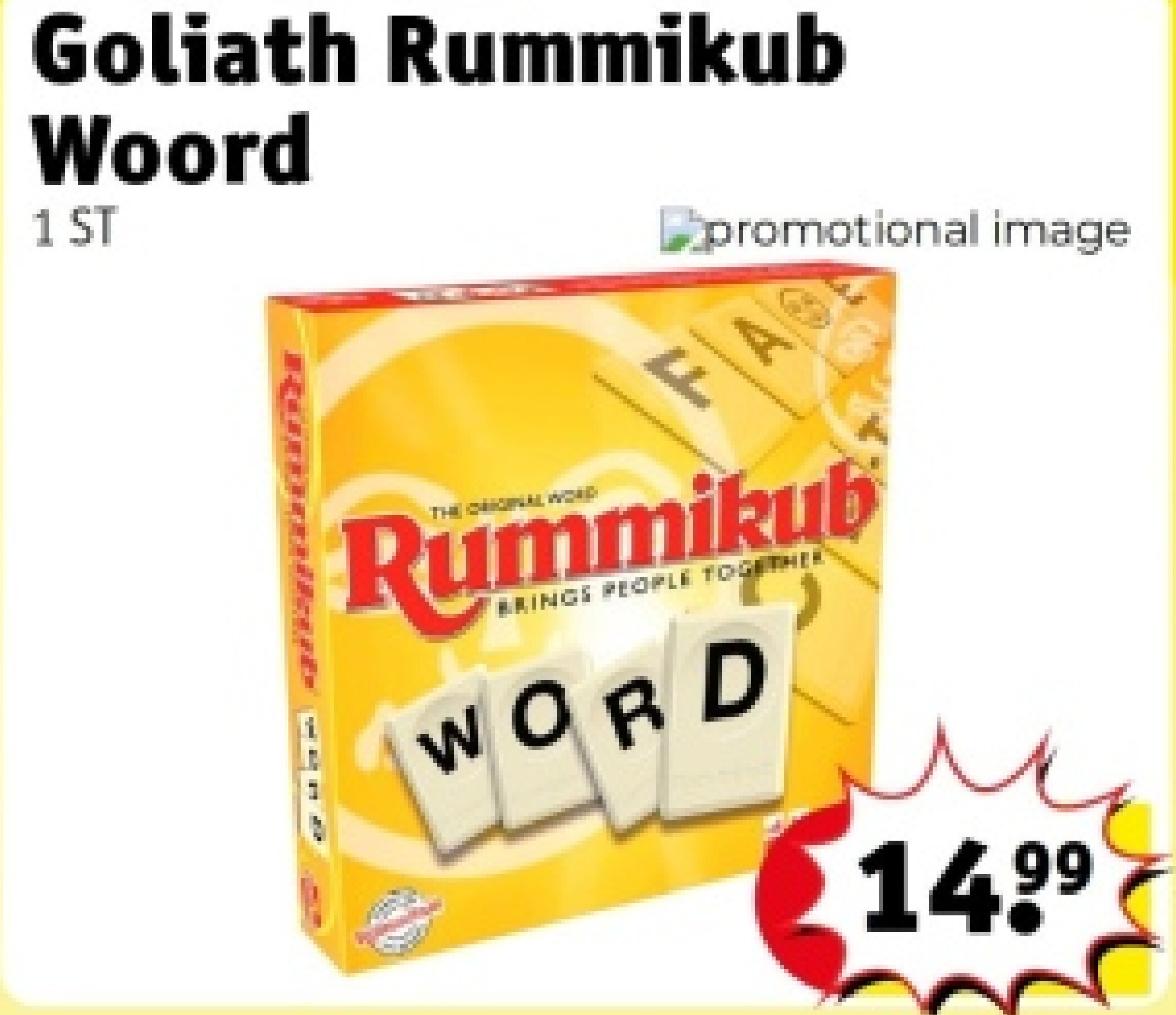 Goliath Rummikub Woord