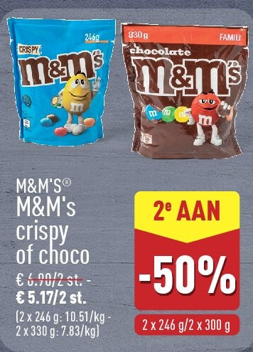 M&M's crispy of choco