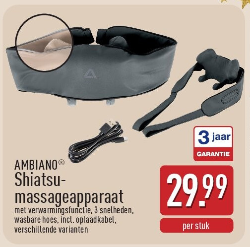 Shiatsumassageapparaat