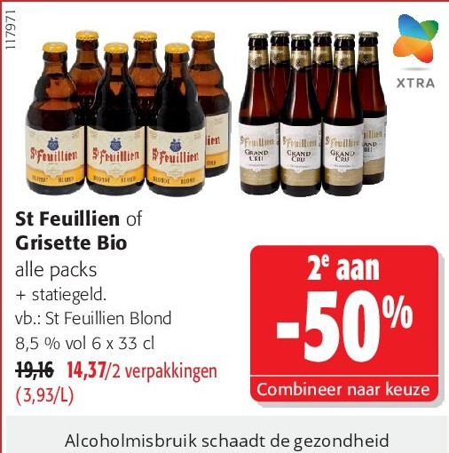 St Feuillien Blond 8,5 % vol 6 x 33 cl