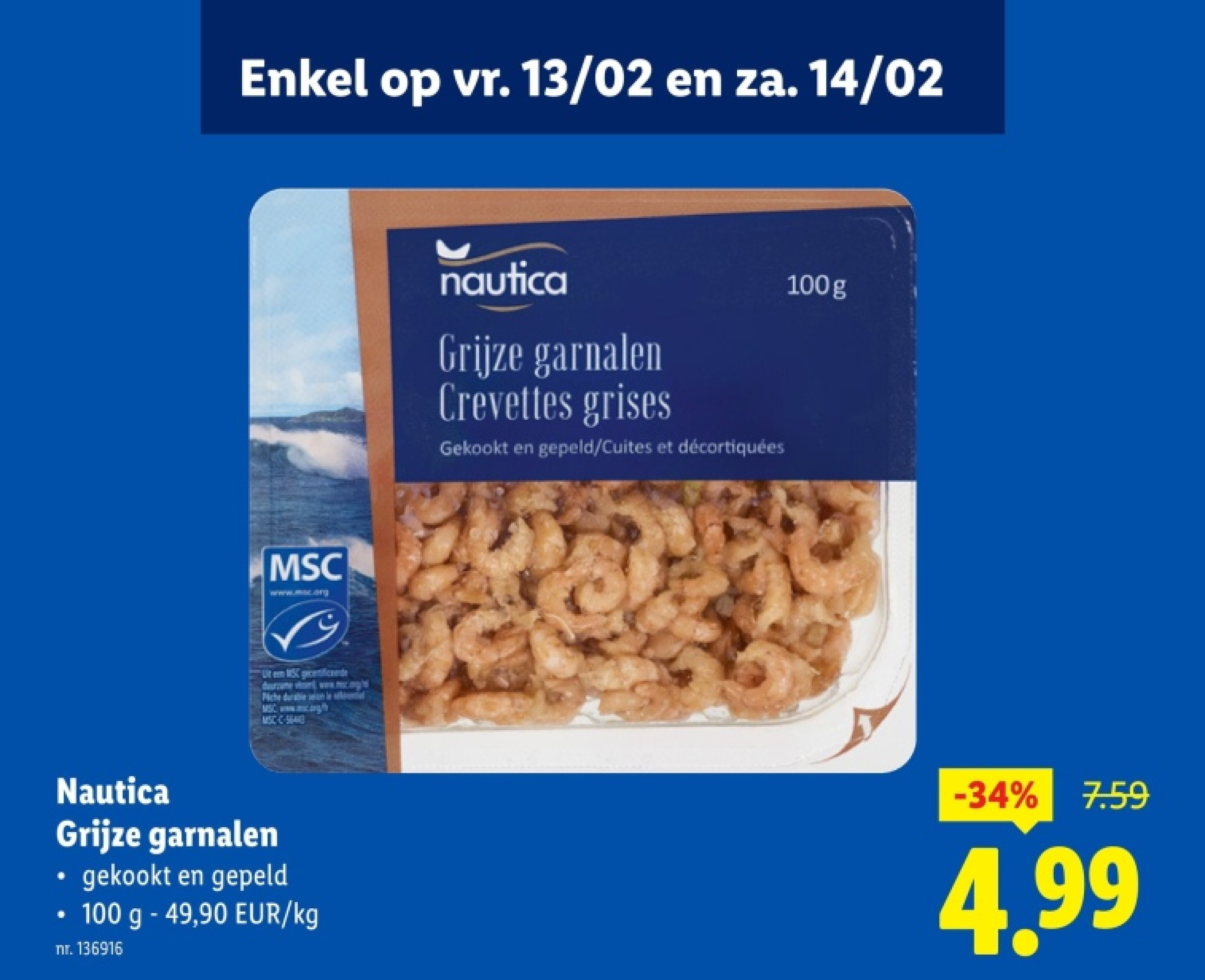 Grijze garnalen
