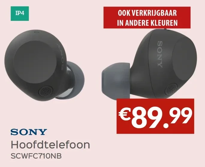 SONY Hoofdtelefoon SCWFC710NB