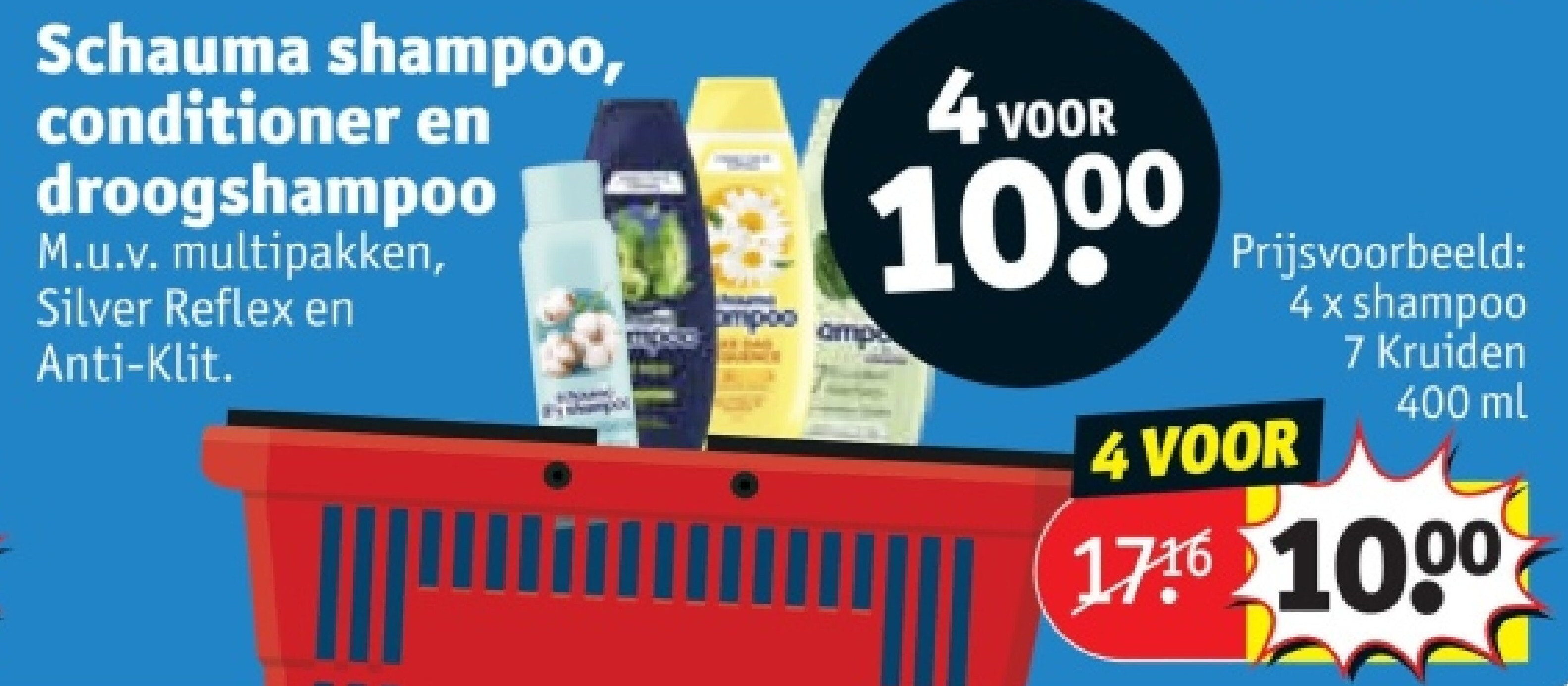Schauma shampoo, conditioner en droogshampoo