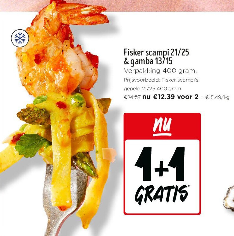 Fisker scampi 21/25 & gamba 13/15