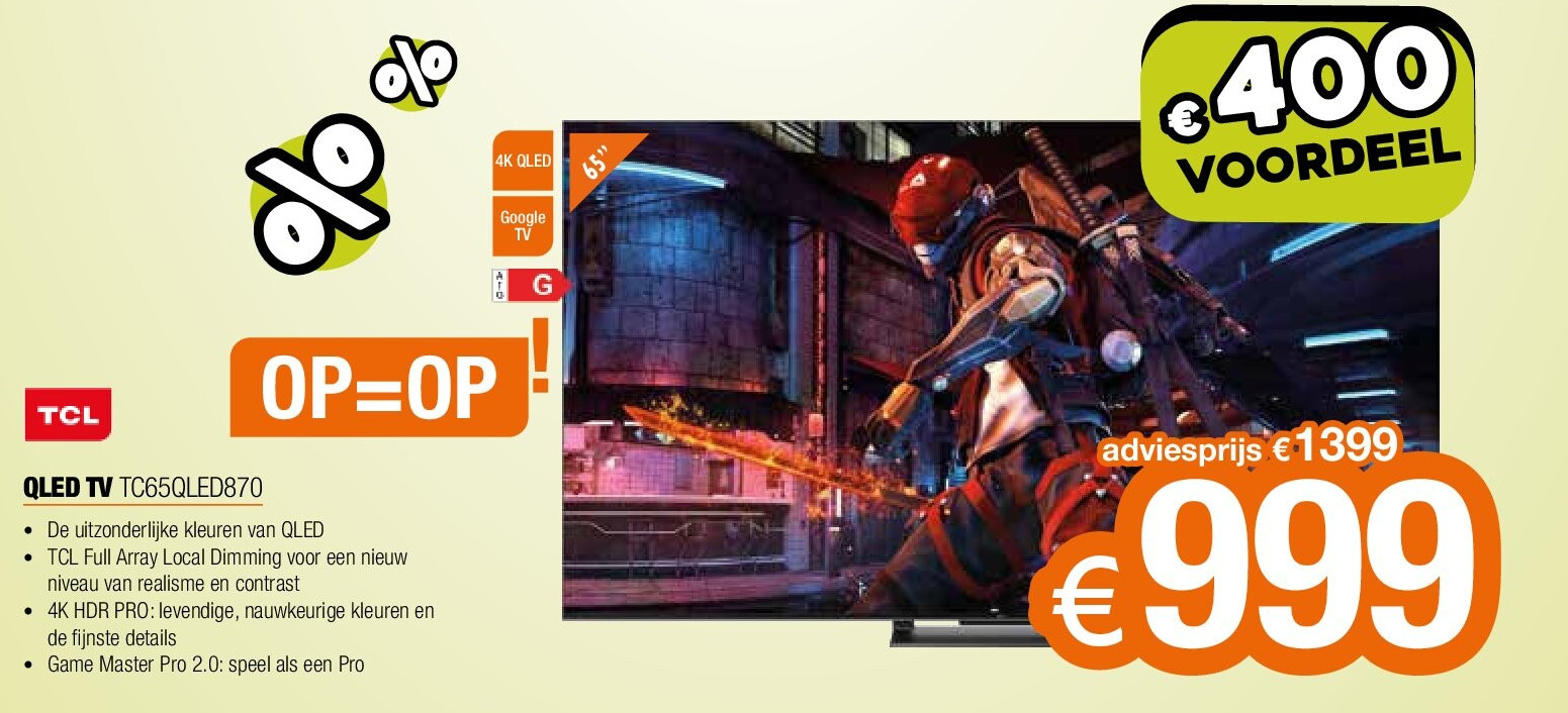 TCL QLED TV TC65QLED870