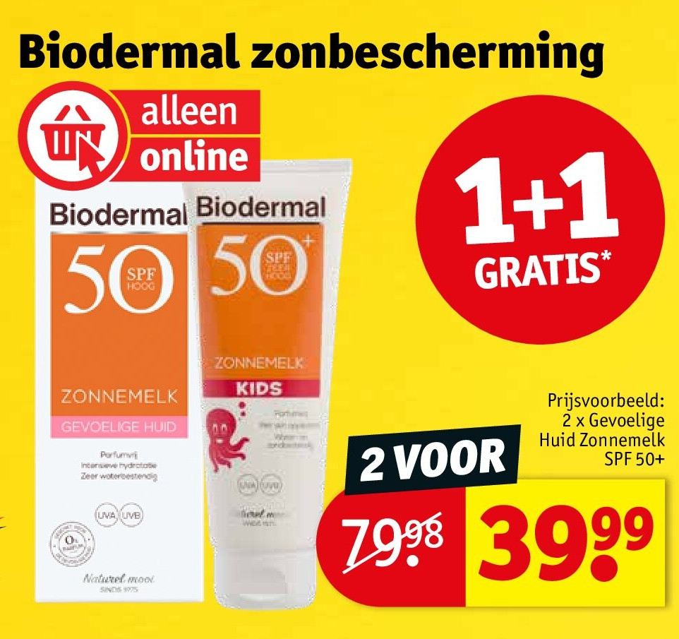 Biodermal zonbescherming