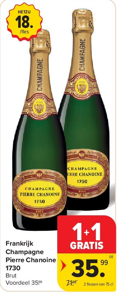 Frankrijk Champagne Pierre Chanoine 1730