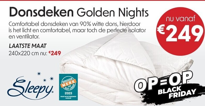 Donsdeken Golden Nights