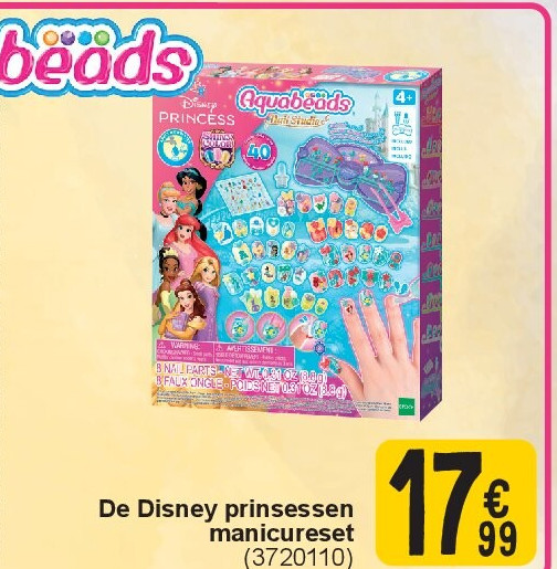 De Disney prinsessen manicureset