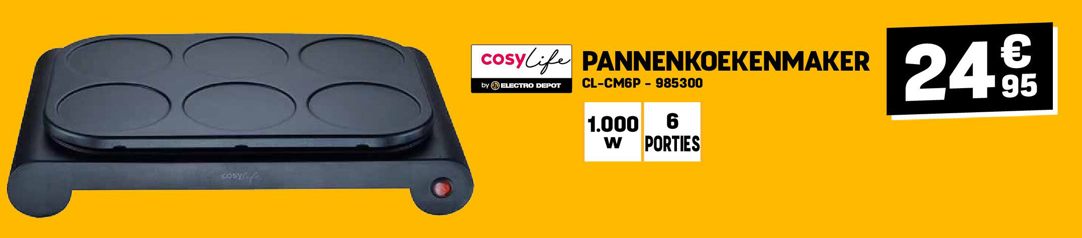 PANNENKOEKENMAKER CL-CM6P