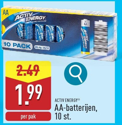 AA-batterijen, 10 st.