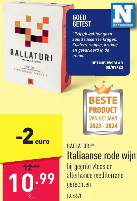 Italiaanse rode wijn
