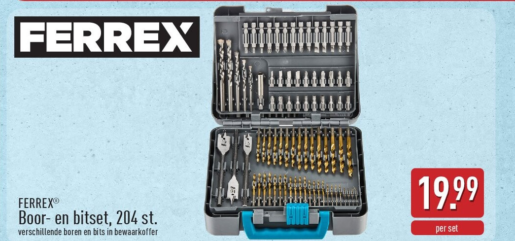 Boor- en bitset, 204st.