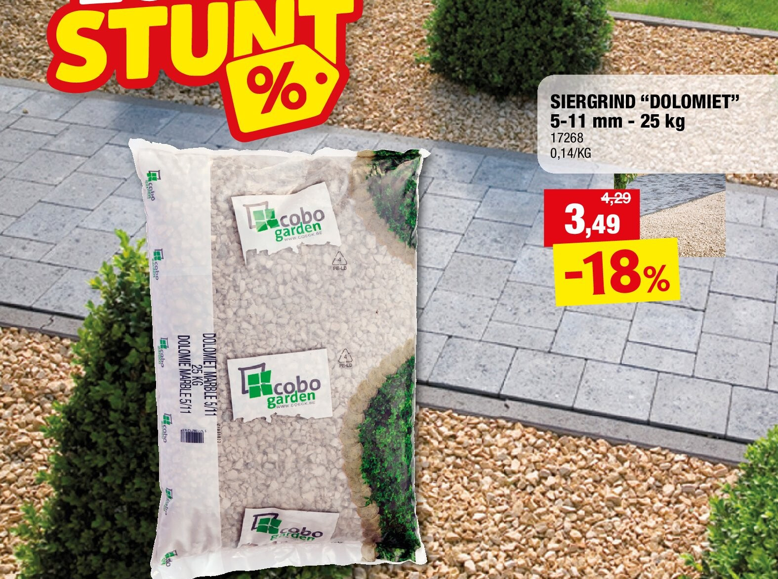 SIERGRIND “DOLOMIET” 5-11 mm - 25 kg