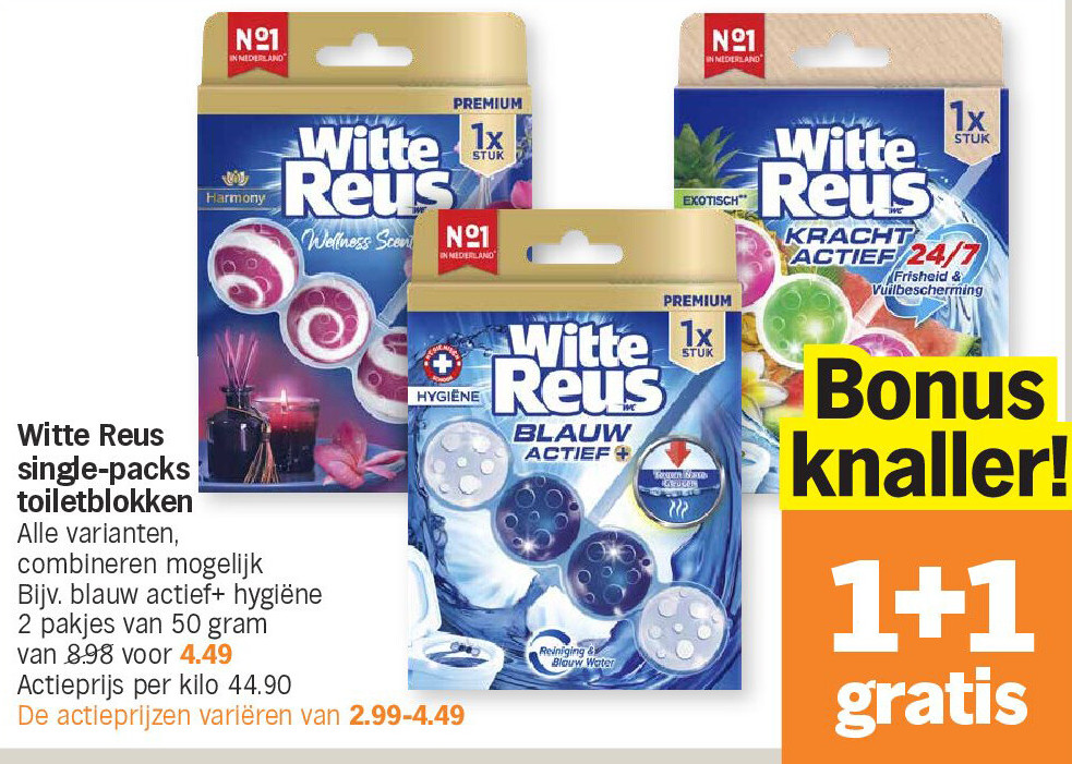 Witte Reus single-packs toiletblokken