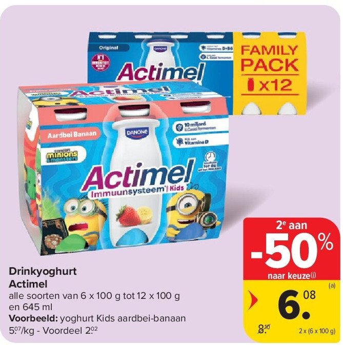 Drinkyoghurt Actimel