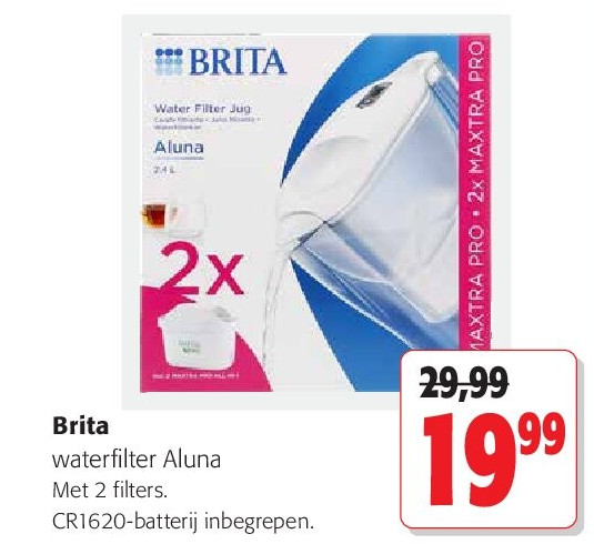 Brita waterfilter Aluna
