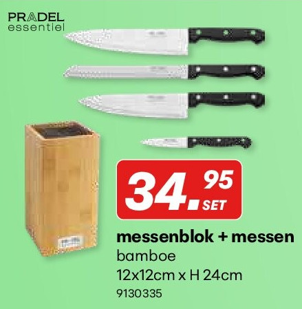 Messenblok + messen
