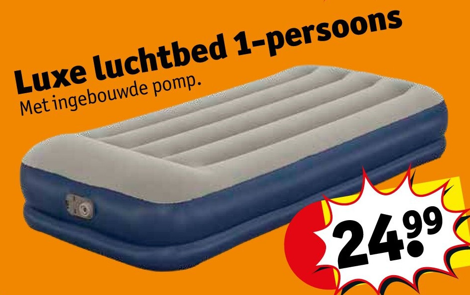 Luxe luchtbed 1-persoons