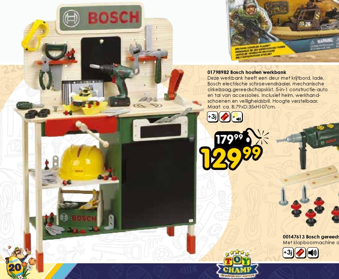 Bosch houten werkbank
