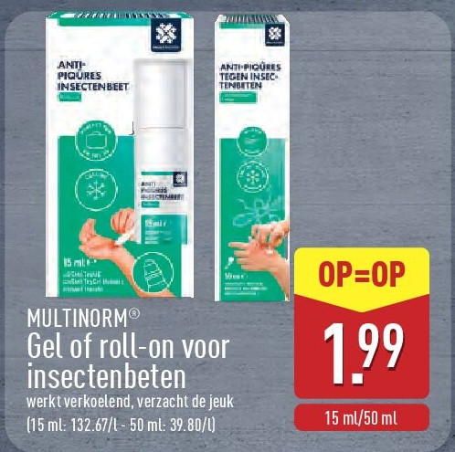 Gel of roll-on voor insectenbeten