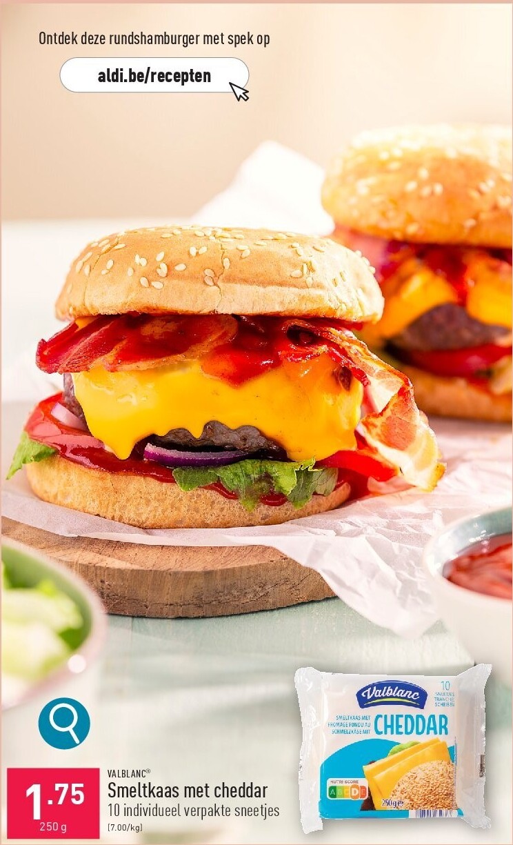 Smeltkaas met cheddar