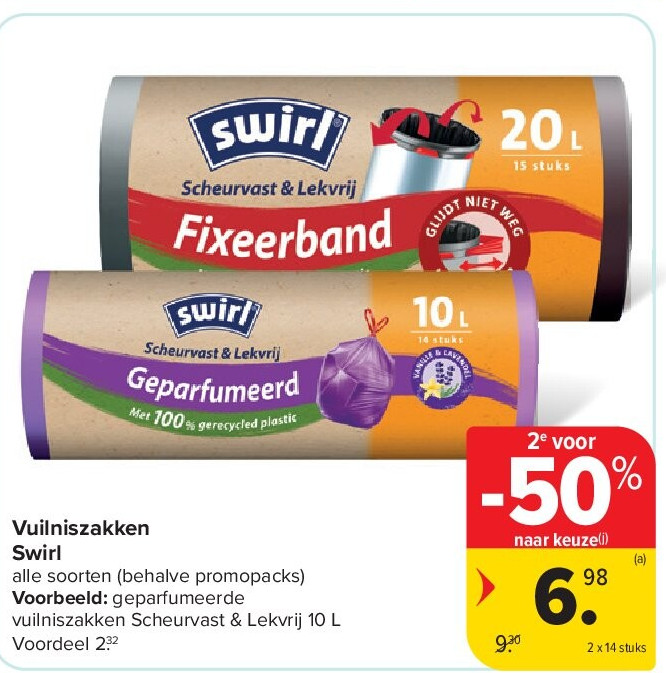 Vuilniszakken Swirl