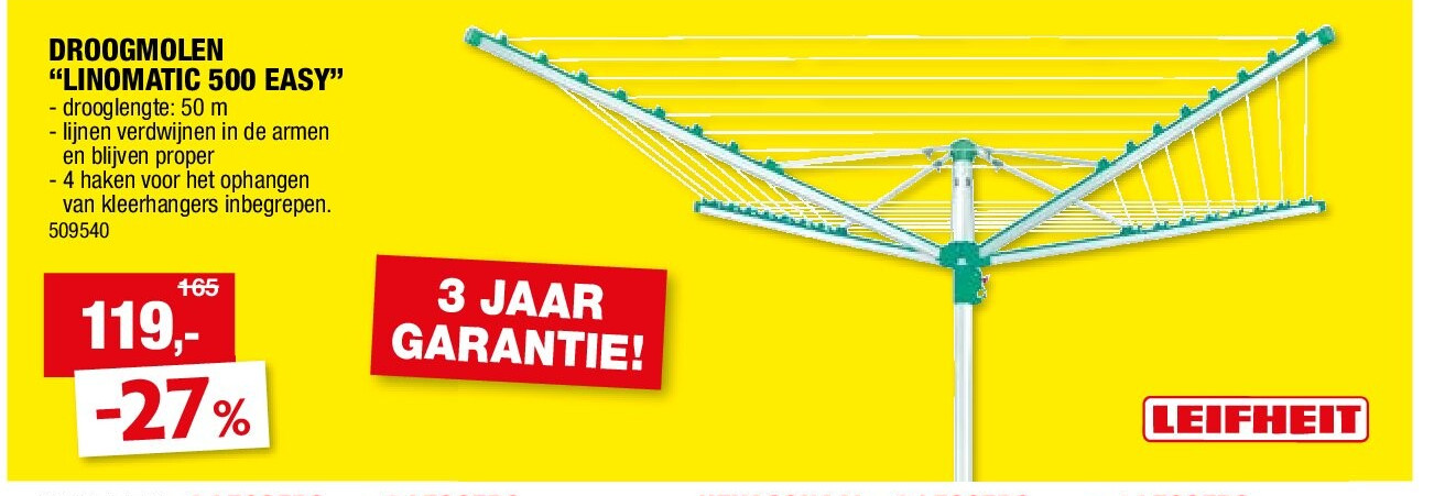 DROOGMOLEN “LINOMATIC 500 EASY”