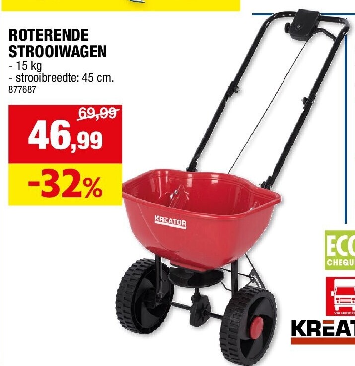 ROTERENDE STROOIWAGEN