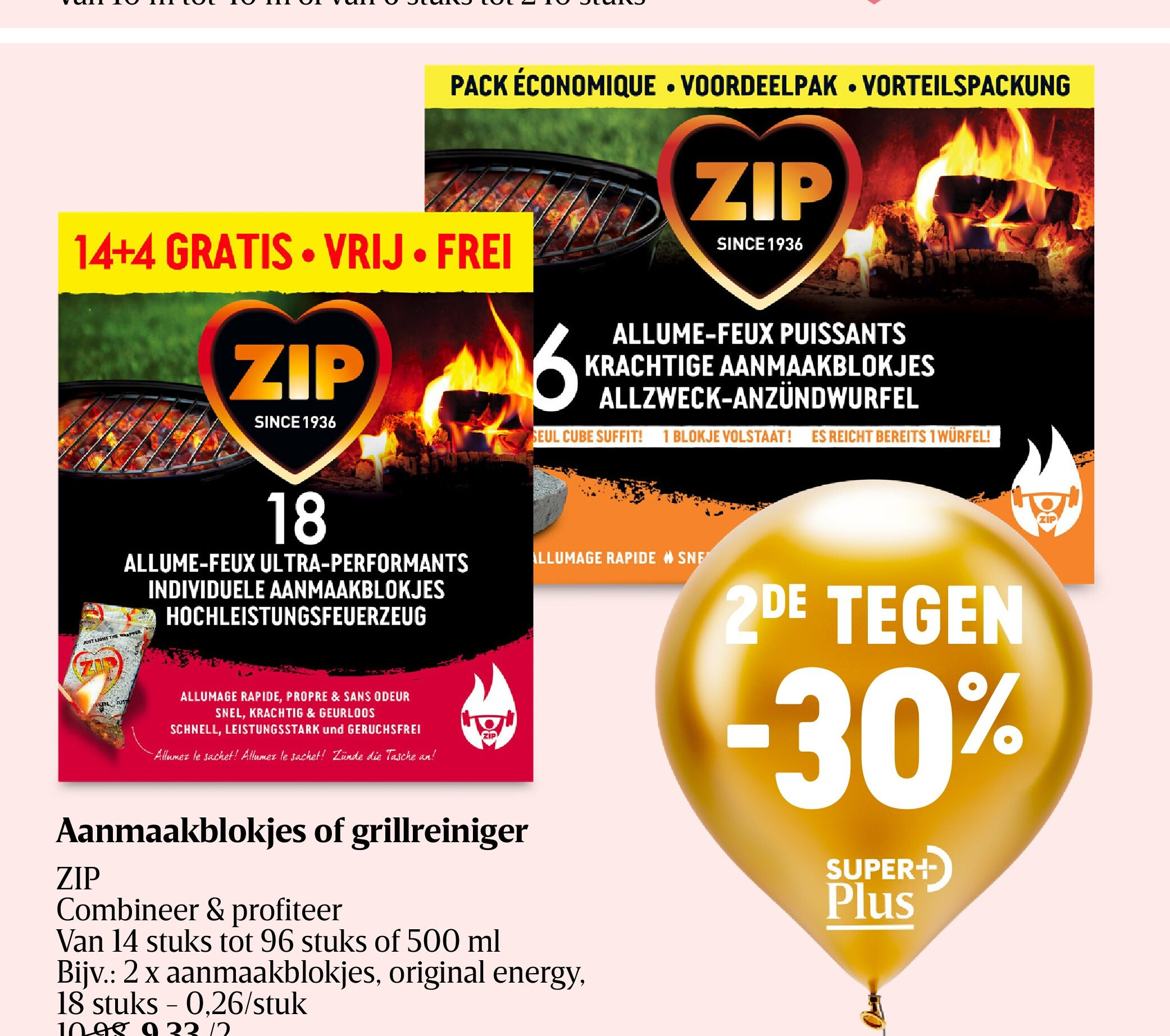 Aanmaakblokjes of grillreiniger