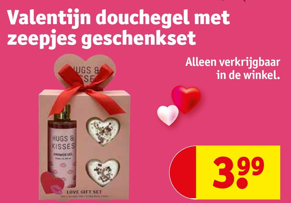 Valentijn douchegel met zeepjes geschenkse