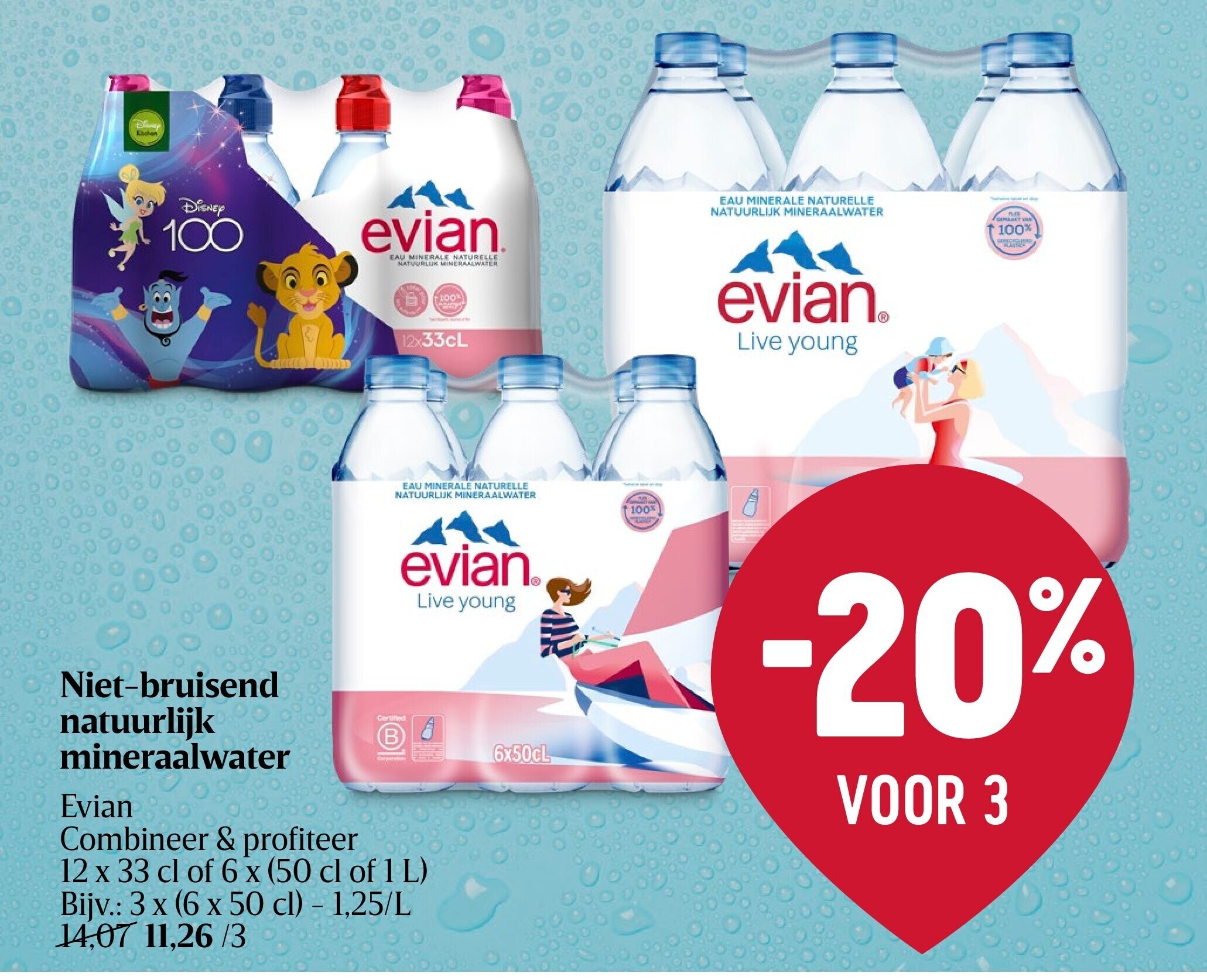 Niet-bruisend natuurlijk mineraalwater