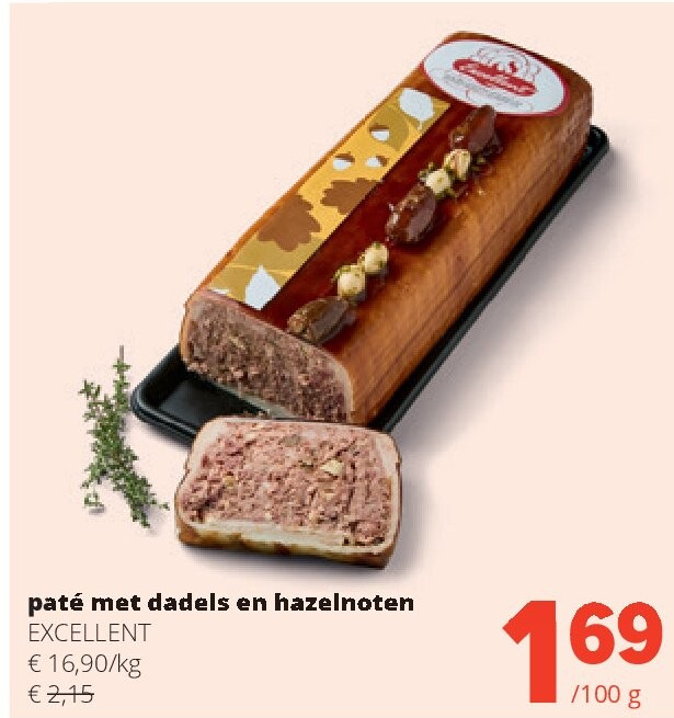 paté met dadels en hazelnoten