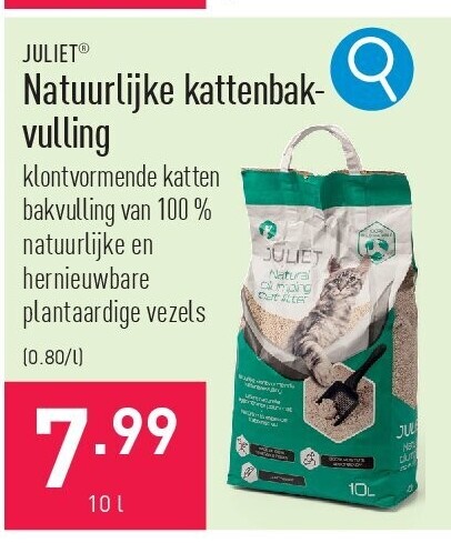 Natuurlijke kattenbakvulling