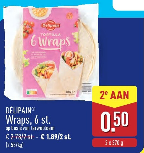 Wraps, 6st.